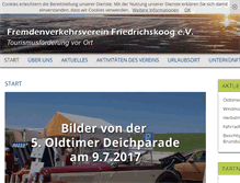 Tablet Screenshot of fvv-nordsee.de